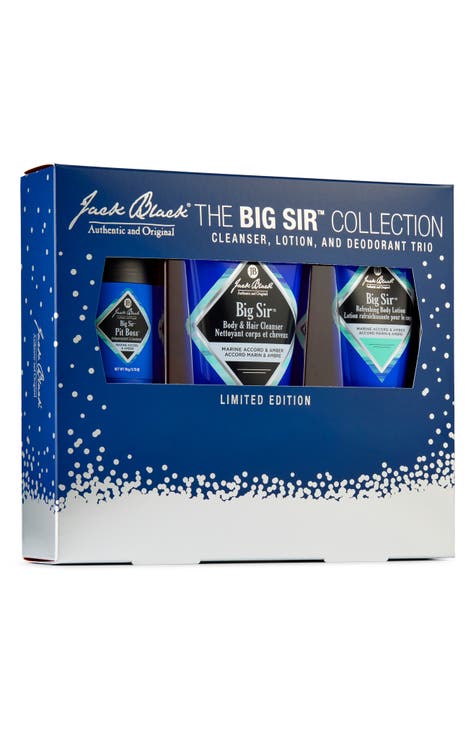 The Big Sir™ Cleanser, Lotion & Deodorant Set (Limited Edition) $60 Value